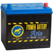 Аккумулятор Тюмень Asia 60R 60Ач 550А обр. пол. Аккумулятор Тюмень Asia 60R 60Ач 550А обр. пол.