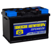 Аккумулятор Тюмень Premium 77R 77Ач 680А обр. пол. Аккумулятор Тюмень Premium 77R 77Ач 680А обр. пол.