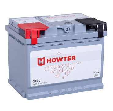 HOWTER Grey 60L 540A 242x175x190
